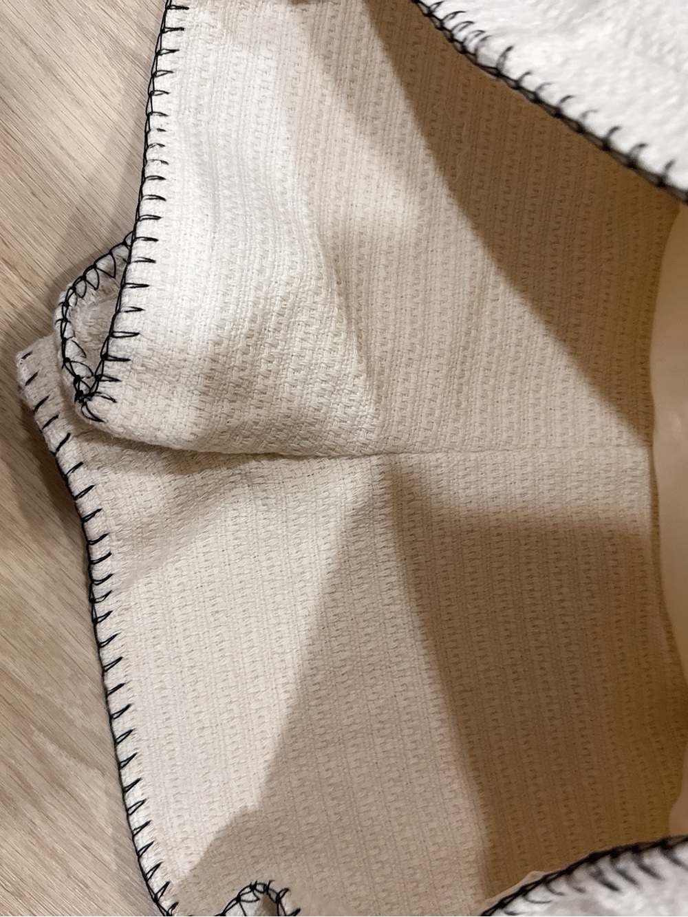 Avec Les Filles Cream Square-Neck Cutout Mini Dress - Picture 6 of 7
